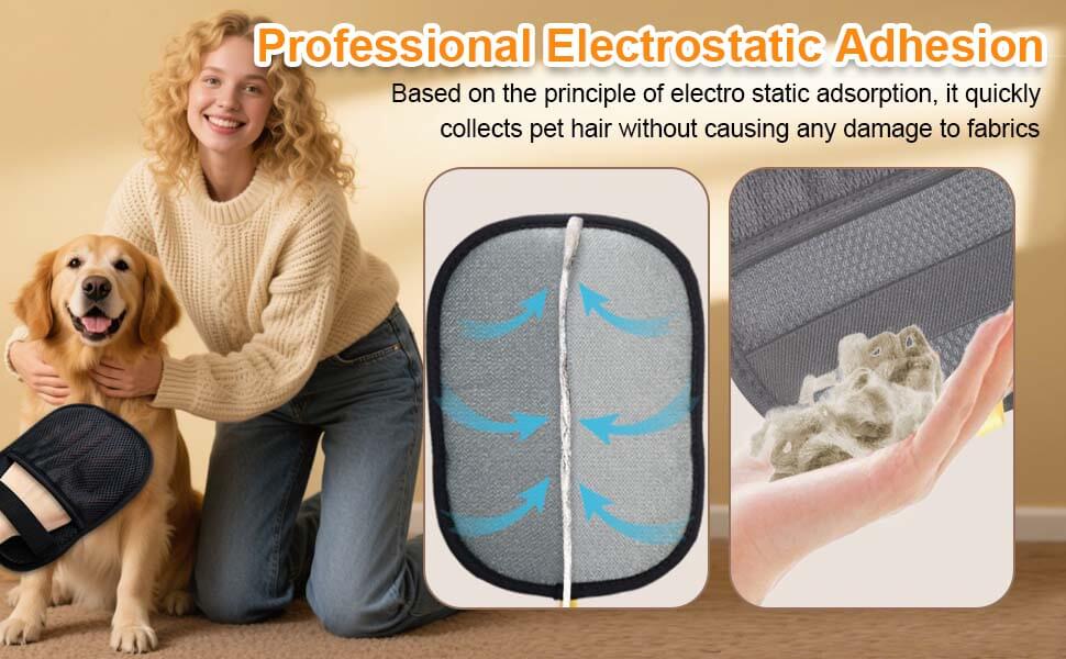 Fluffy Nest™ — Premium Pet Hair Removal Glove