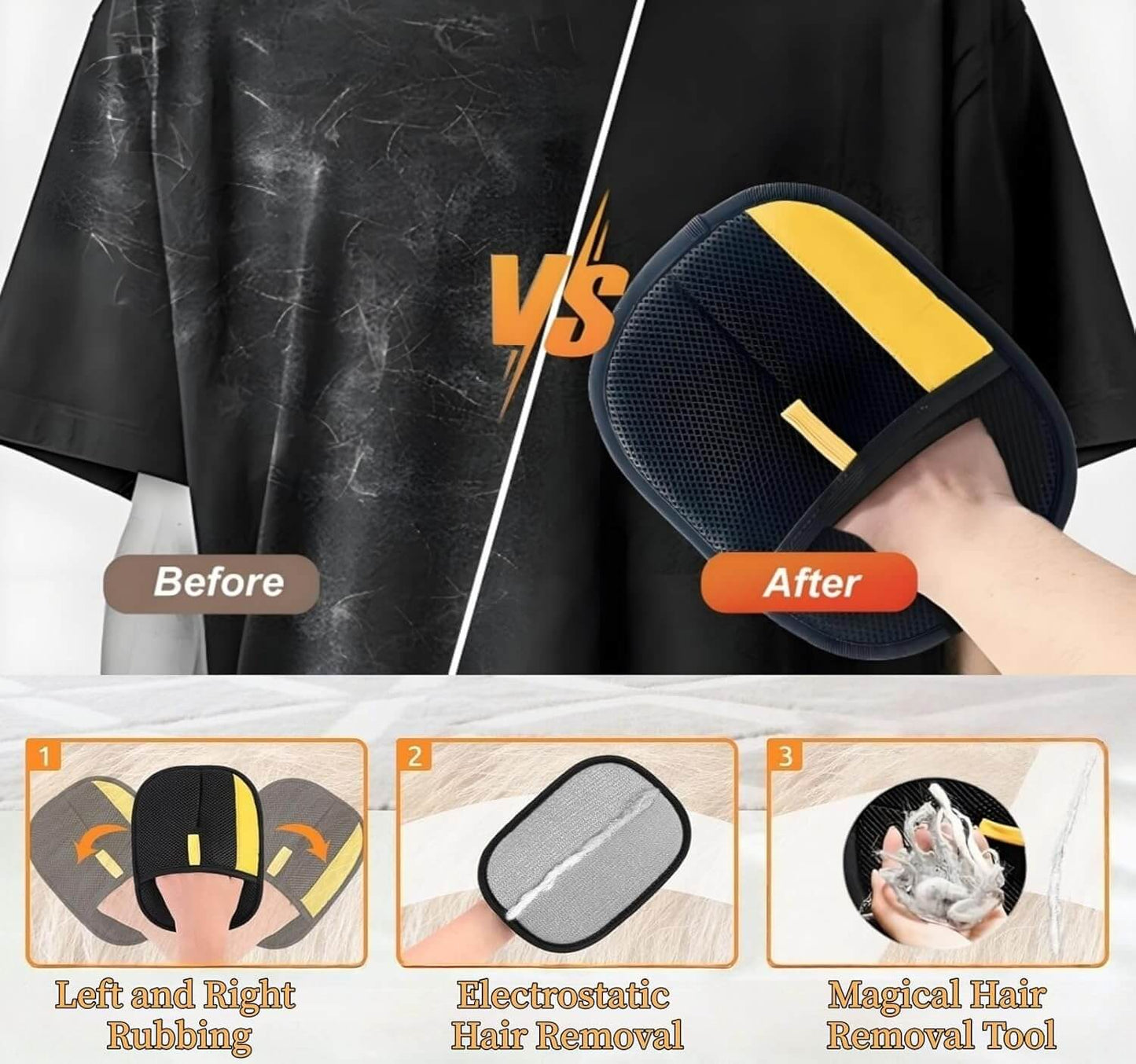 Fluffy Nest™ — Premium Pet Hair Removal Glove