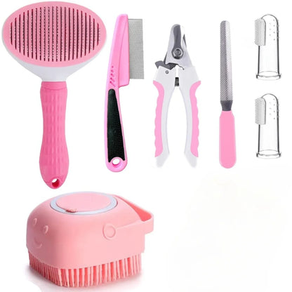 Grooming Kit – 7 in 1 Complete Pet Care SetFluffy Nest™.