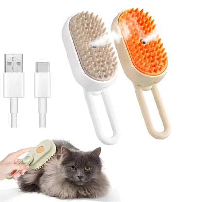 3-in-1 Steam Comb (Combing + Massage + Hair Removal)