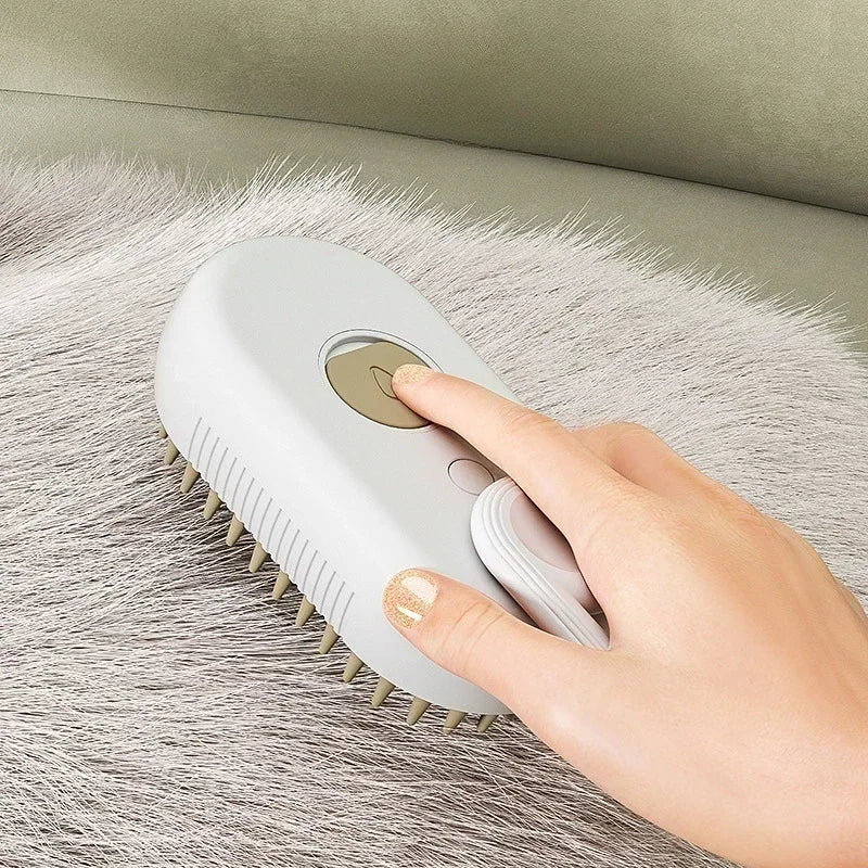 3-in-1 Steam Comb (Combing + Massage + Hair Removal)