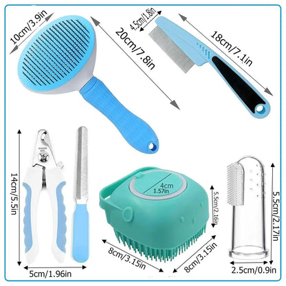 Grooming Kit – 7 in 1 Complete Pet Care SetFluffy Nest™.