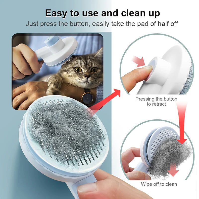 (Cat and dog hair removal comb 🐾)