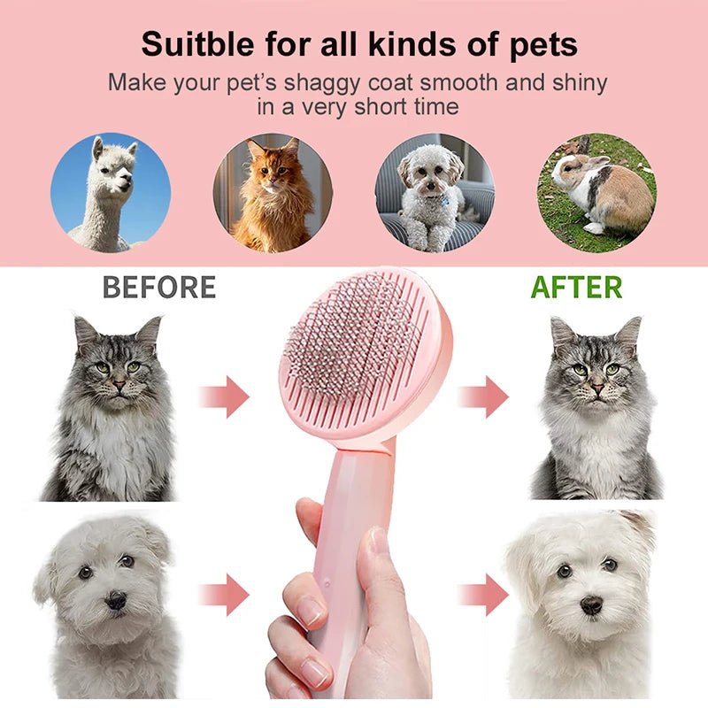 (Cat and dog hair removal comb 🐾)
